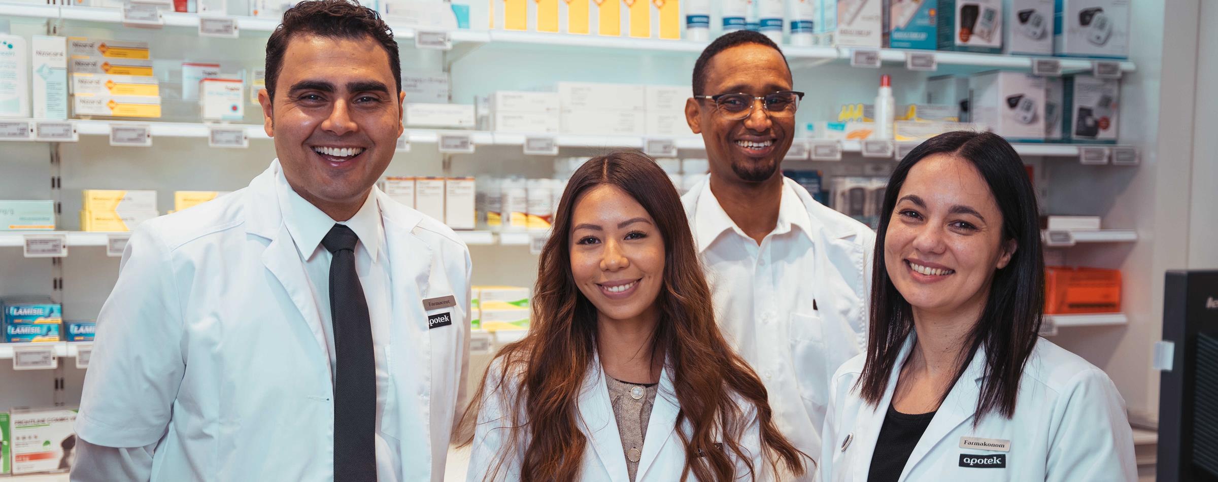 Medarbejdere på apoteket